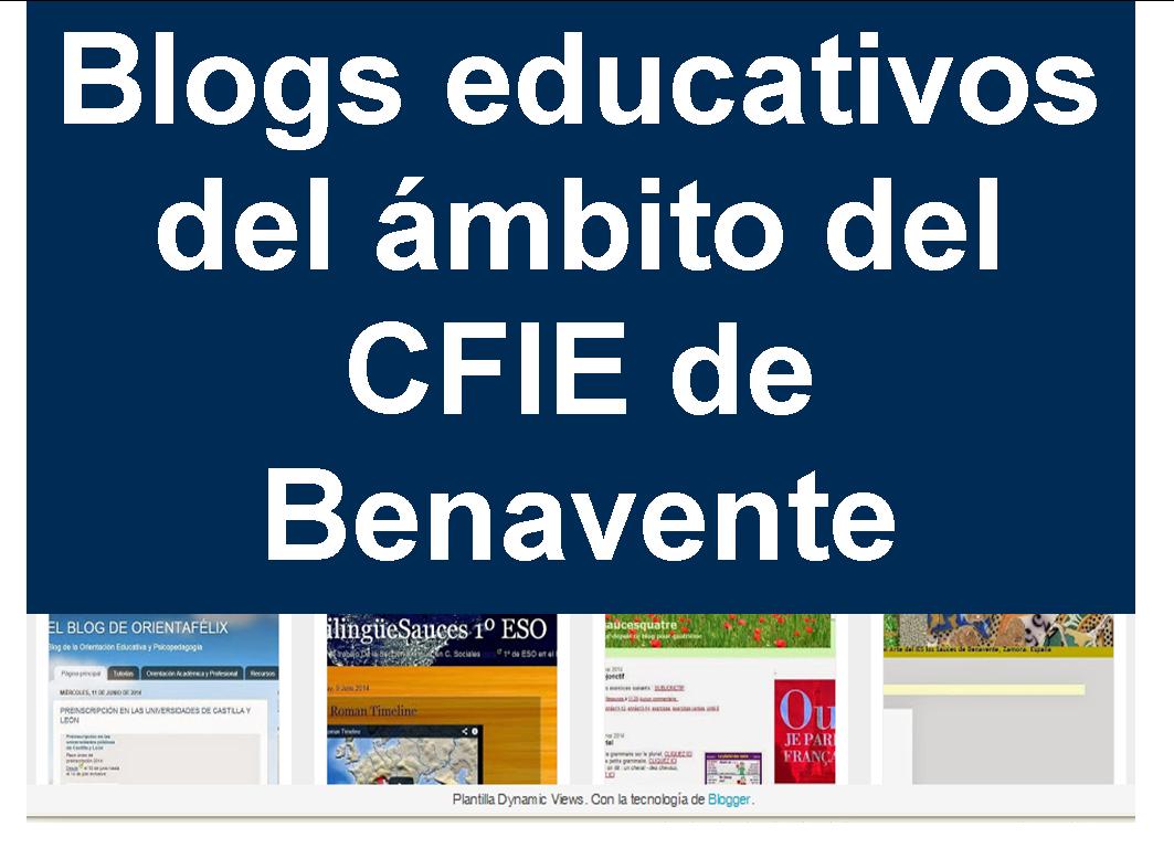 Blogs educativos ámbito CFIE Benavente